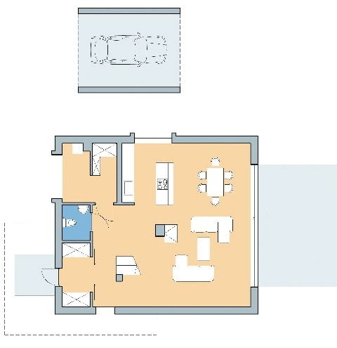 Plan parteru Plan parteru