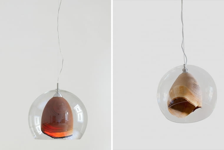 Lampy Teca, proj. Slow Wood lampy, oświetlenie, design