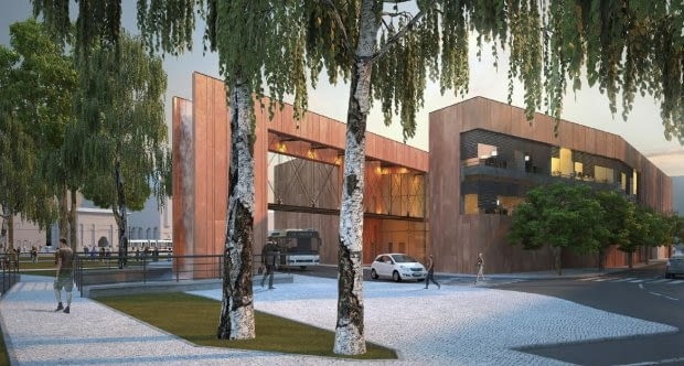Projekt Centrum Dziedzictwa Historycznego Miasta Gdańska autorstwa Studia Architektonicznego Kwadrat z Gdyni. Projekt Centrum Dziedzictwa Historycznego Miasta Gdańska