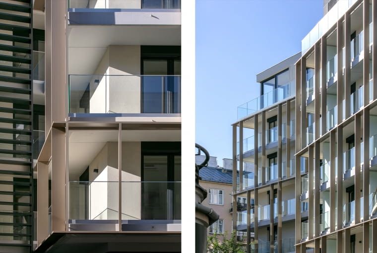 Apartamenty przy Jasnej. Proj. MTA Architekci Apartamenty przy Jasnej. Proj. MTA Architekci