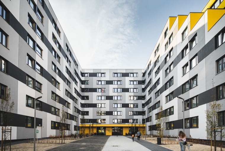 Foxtrot - prywatny akademik w Warszawie. Proj. 22ARCHITEKCI Foxtrot - prywatny akademik w Warszawie. Proj. 22ARCHITEKCI