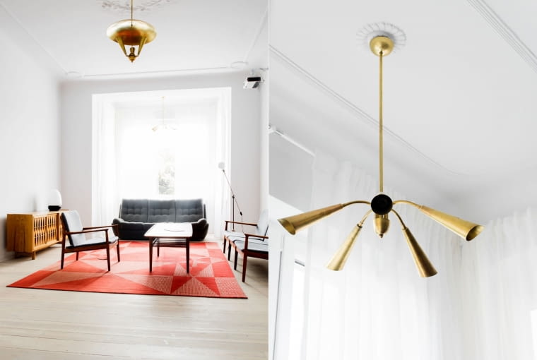 Bez tych klasycznych form w nowym wydaniu i starannie dobranych kolorów byłoby to kolejne białe mieszkanie w stylu retro lub skandi. A tak jest elegancko, ekscentrycznie, z klimatem. Bez tych klasycznych form w nowym wydaniu i starannie dobranych kolorów byłoby to kolejne białe mieszkanie w stylu retro lub skandi. A tak jest elegancko, ekscentrycznie, z klimatem.