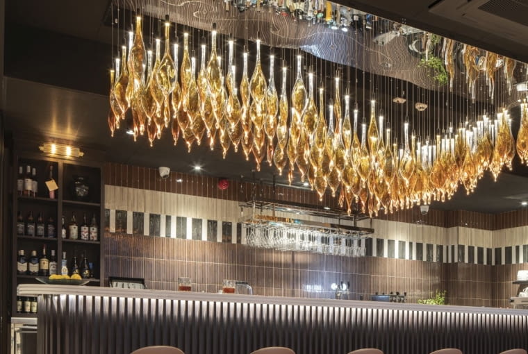 Wnętrza restauracji Capri projektu pracowni Tremend Wnętrza restauracji Capri projektu pracowni Tremend