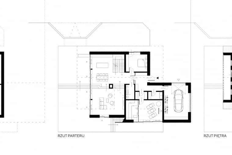 Chata Podcieniowa - rzut.