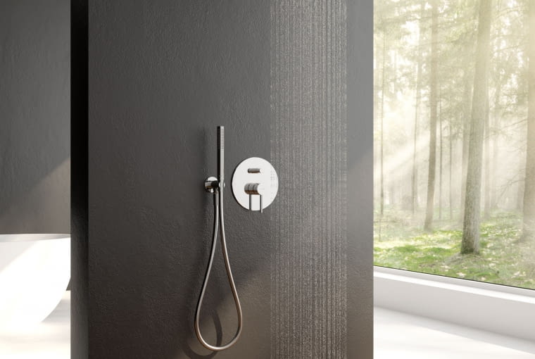 zestaw prysznicowy podtynkowy Molle chrom