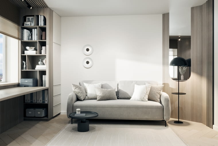 Aranżacja 120-metrowego apartamentu w Warszawie Aranżacja 120-metrowego apartamentu w Warszawie