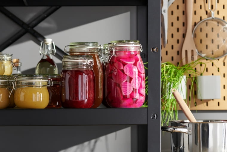 Słoiki z pokrywką KORKEN spiżarnia Ikea