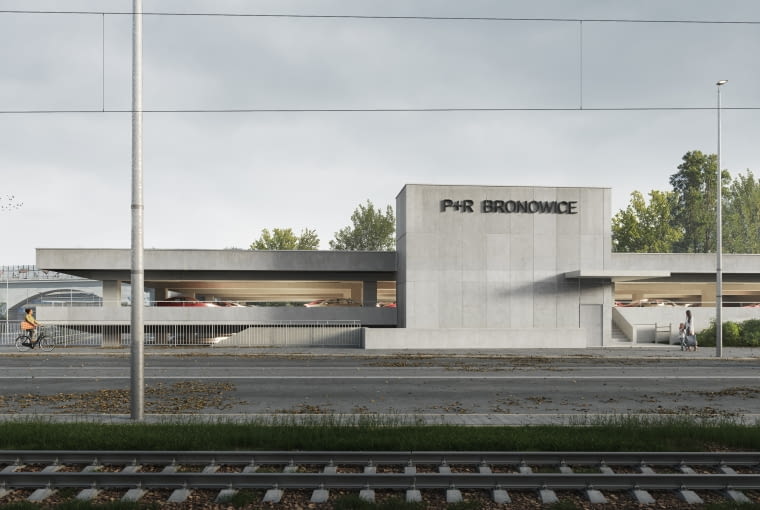 Zintegrowany węzeł przesiadkowy w Bronowicach. Proj. UCEES Zintegrowany węzeł przesiadkowy w Bronowicach. Proj. UCEES