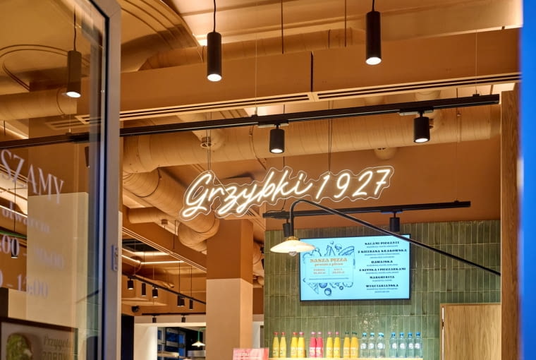 Nowe lokale Grzybki. Proj. Tremend