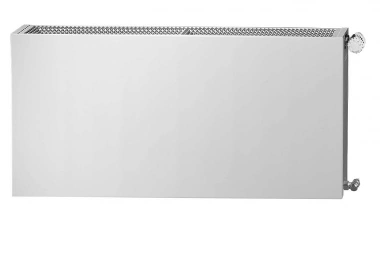 Plan Compact/PURMO | Stalowy, podłączany z boku, z gładkim wykończeniem płyty czołowej | wymiary [mm]: wys. od 300, dł. od 400; | maks. ciśnienie robocze 10 barów | maks. temperatura 110oC Cena: od 386 zł, www.purmo.pl