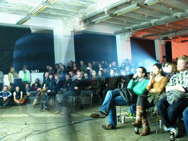 Pecha Kucha Night - w trakcie jednego z pokazów. gdańsk, polska, architektura, architekt