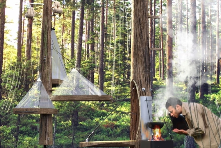 Human Forest. Proj. Sikora Wnętrza Architektura.