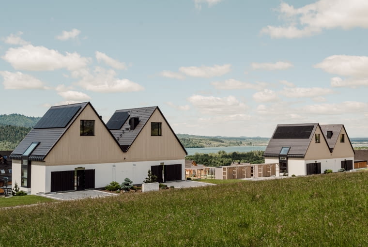 Panoramalake nad Jeziorem Czorsztyńskim. Proj. UCEES