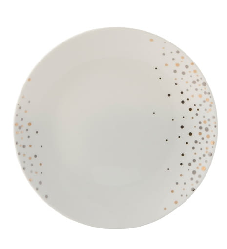 F&F Home: porcelanowy talerz - 6,99 zł. F&F Home, zima, dodatki, akcesoria, skandynawski styl