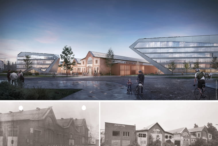 Kampus RAW w Poczdamie. Proj. Jürgen Mayer H. Kampus RAW w Poczdamie. Proj. Jürgen Mayer H.