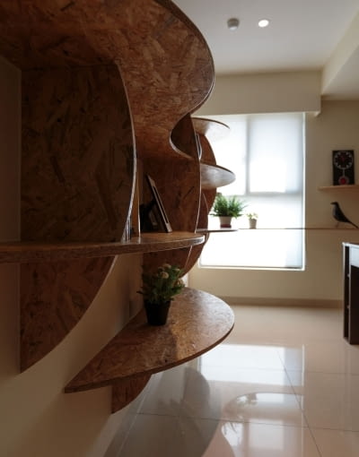 Nowoczesne mieszkanie na Tajwanie; proj. House Design nowoczesne mieszkanie, funkcjonalne mieszkanie, oryginalne mieszkanie, obrotowy telewizor