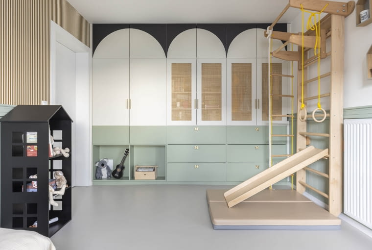 PROJEKT: Nowoczesny dom z elementami boho PROJEKT: Nowoczesny dom z elementami boho