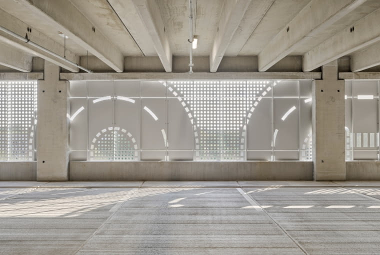 Parking w Billund. Proj. fasady - CEBRA Parking w Billund. Proj. fasady - CEBRA