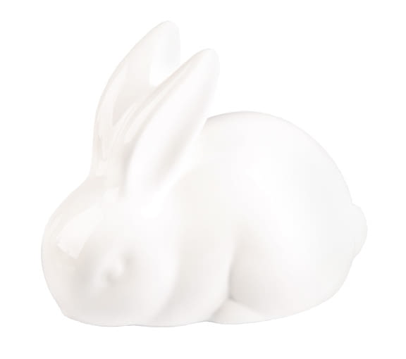 Empik: Porcelanowy zając - 18,90 zł. święta, wielkanoc, jak ozdobić świąteczny stół, świąteczne dekoracje, wielkanocne dekoracje, empik, wielkanocny stół