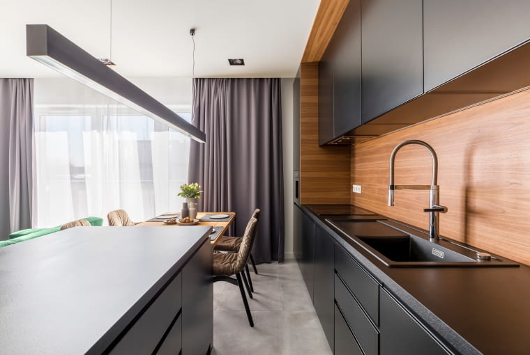 Czarne meble kuchenne Czarne meble kuchenne