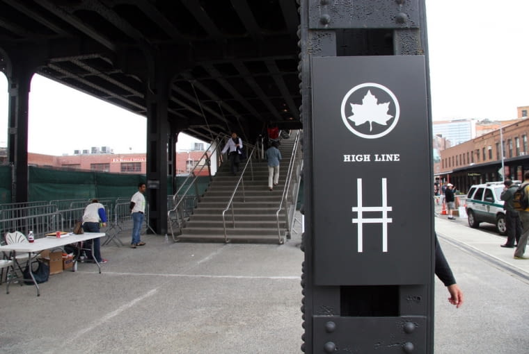 Park High Line w Nowym Jorku Park High Line w Nowym Jorku