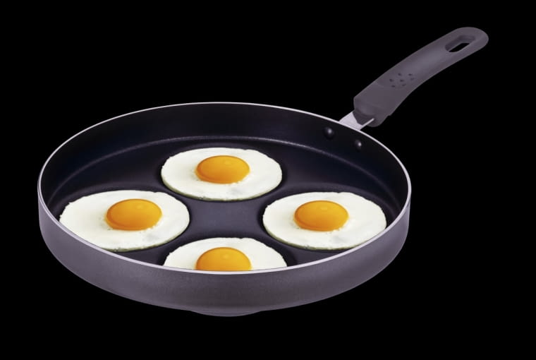Patelnia do smażenia jaj sadzonych i placków ułatwi przygotowanie posiłku. MPN-26/6/03, aluminium, śr. 26 cm 49,99 zł MPM