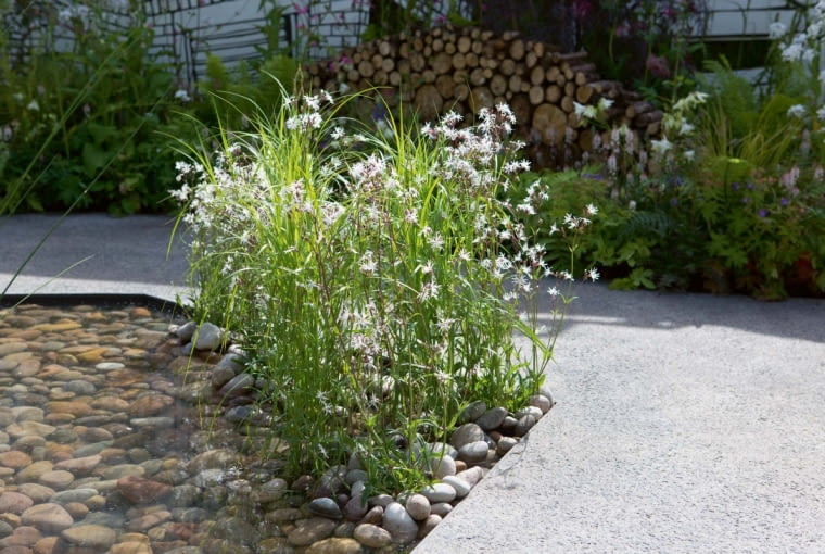 ~Greening Grey Britain Garden. Designed by: Professor Nigel Dunnett. RHS Chelsea Flower Show 2017. Stand no. Garden Feature 328