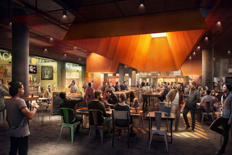 Galeria Młociny w Warszawie. Strefa gastronomiczna to projekt Broadway Malyan Galeria Młociny w Warszawie. Strefa gastronomiczna to projekt Broadway Malyan