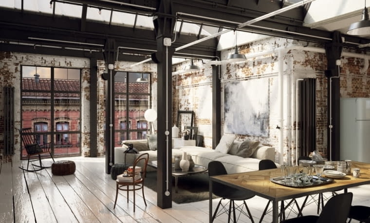 Styl industrialny styl industrialny