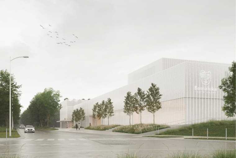 Zwycięski projekt nowej siedziby Teatru Lalek Banialuka w Bielsku-Białej, autorstwa pracowni P2PA