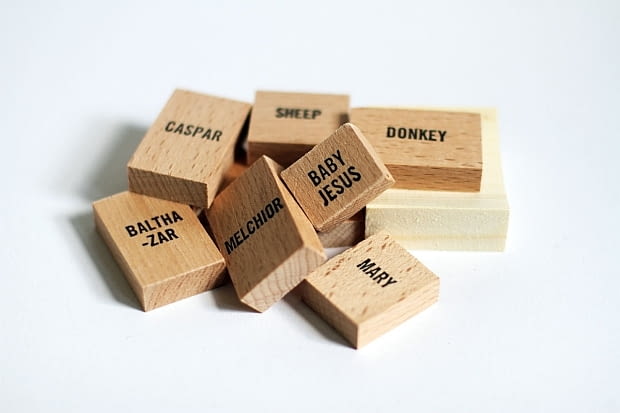 Minimalistyczna szopka; proj. Emilie Voirin minimalistyczna szopka, nowoczesna szopka, designerska szopka