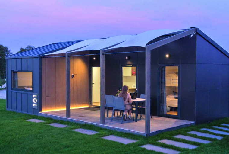 Dom modułowy w jeden dzień dom domy inspiracje dom mały dom tani w budowie realizacje małe domy budowa domu projekt domu