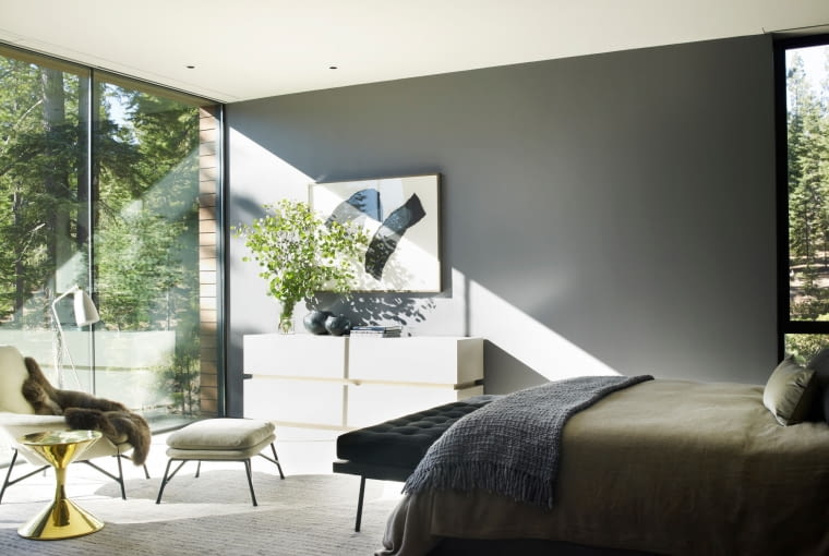 Las można oglądać z łóżek jak na gigantycznym ekranie. Las można oglądać z łóżek jak na gigantycznym ekranie.