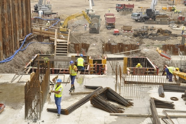 Budowa II etapu SN lipiec 2009 Warszawa 20 lipca 2009