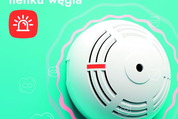 Czujkę tlenku węgla zazwyczaj montuje się 0,5-3 m od paleniska, komina itd. Średnia wysokość montażu wynosi około 1,5 m od podłoża Czujkę tlenku węgla zazwyczaj montuje się 0,5-3 m od paleniska, komina itd. Średnia wysokość montażu wynosi około 1,5 m od podłoża