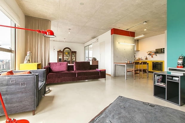 Mieszkanie w Sao Paulo - 63 m2; proj. DT Estudio małe mieszkanie, kawalerka, oryginalna kawalerka, jak urządzić małe mieszkanie