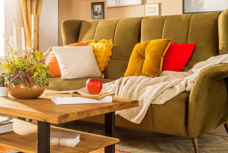 Salon w kolorach ziemi Salon w kolorach ziemi