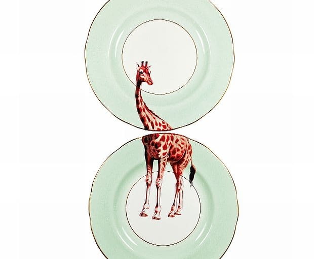 Giraffe porcelana