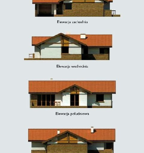 Widok elewacji Widok elewacji