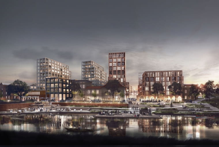 Nowy Port w Bydgoszczy. Proj. BBGK Architekci