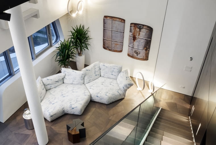 Penthouse’u One - 11 w Mediolanie. Proj. Zaha Hadid Architects