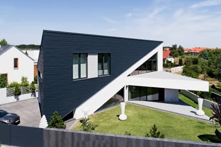 Dom na planie trapezu