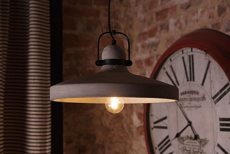 Lampa wisząca betonowa szara NOATAK lampy sufitowe lampa betonowa