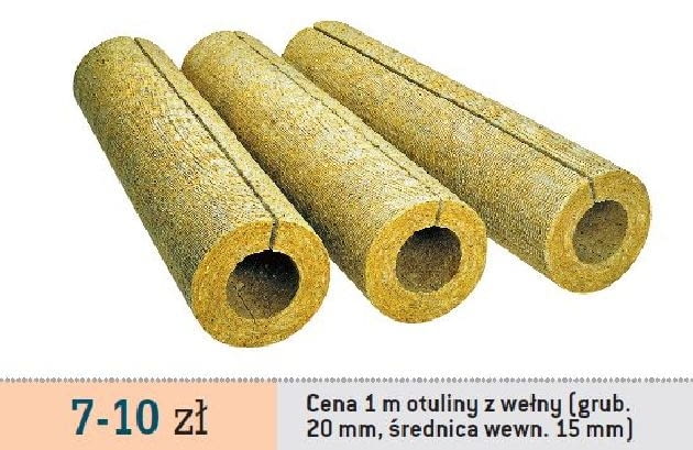Otuliny do rur wełna mineralna