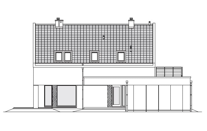 Elewacja frontowa Elewacja frontowa