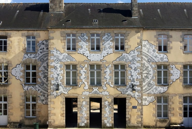 Mural NeSpoon w Alencon (Francja)
