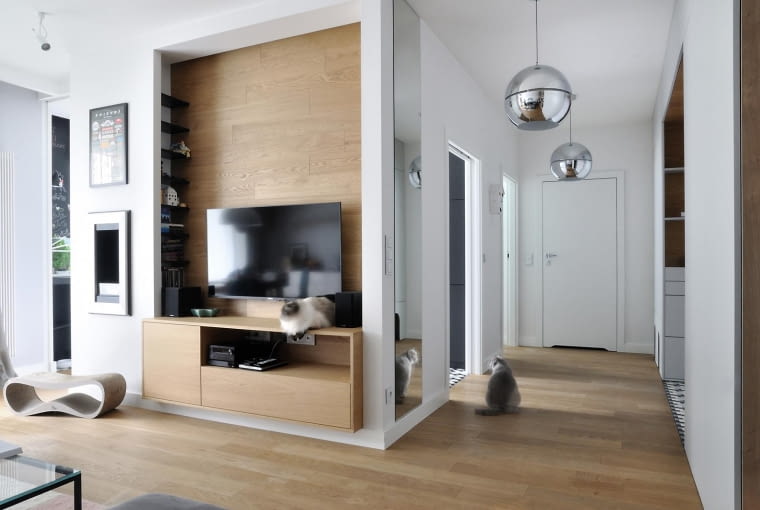 Wnętrze dla miłośników kotów wnętrza aranżacja wnętrz design projekt wnętrz czworonogi koty