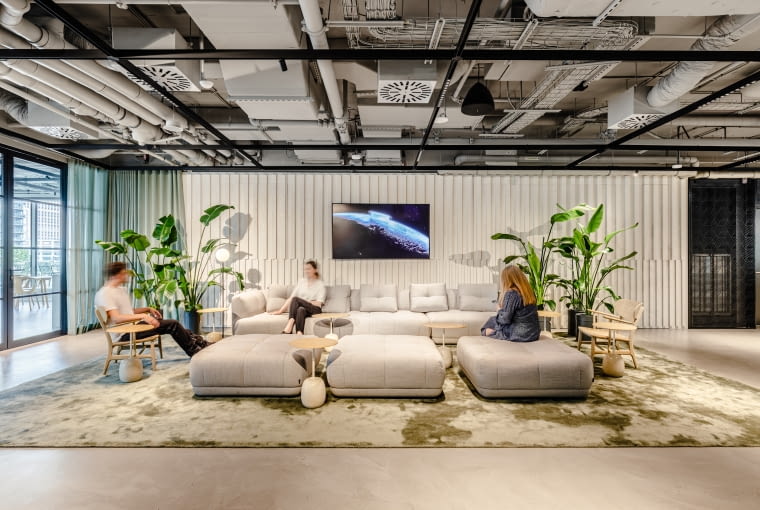 Warszawskie biuro banku SEB. Proj. Colliers Define