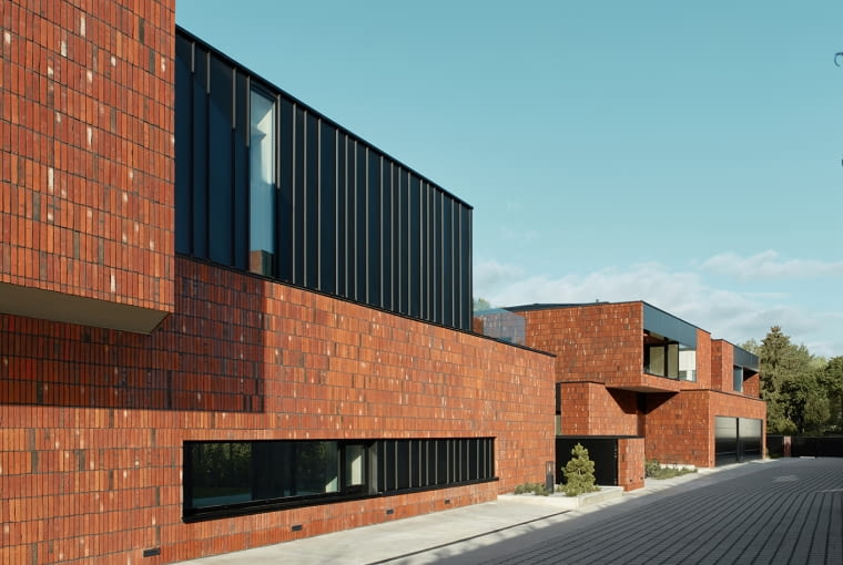 Rubra w Straszynie - dom wolnostojący typ D. Proj. Paweł Lis Architekci Rubra w Straszynie - dom wolnostojący typ D. Proj. Paweł Lis Architekci