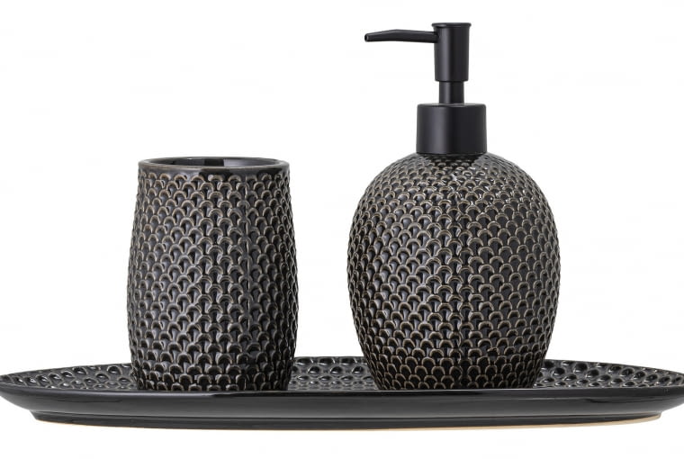 Komplet do łazienki Hrin, kamionka 3 elem., 248 zł, fabrykaform.pl Komplet do łazienki Hrin, kamionka 3 elem., 248 zł, fabrykaform.pl